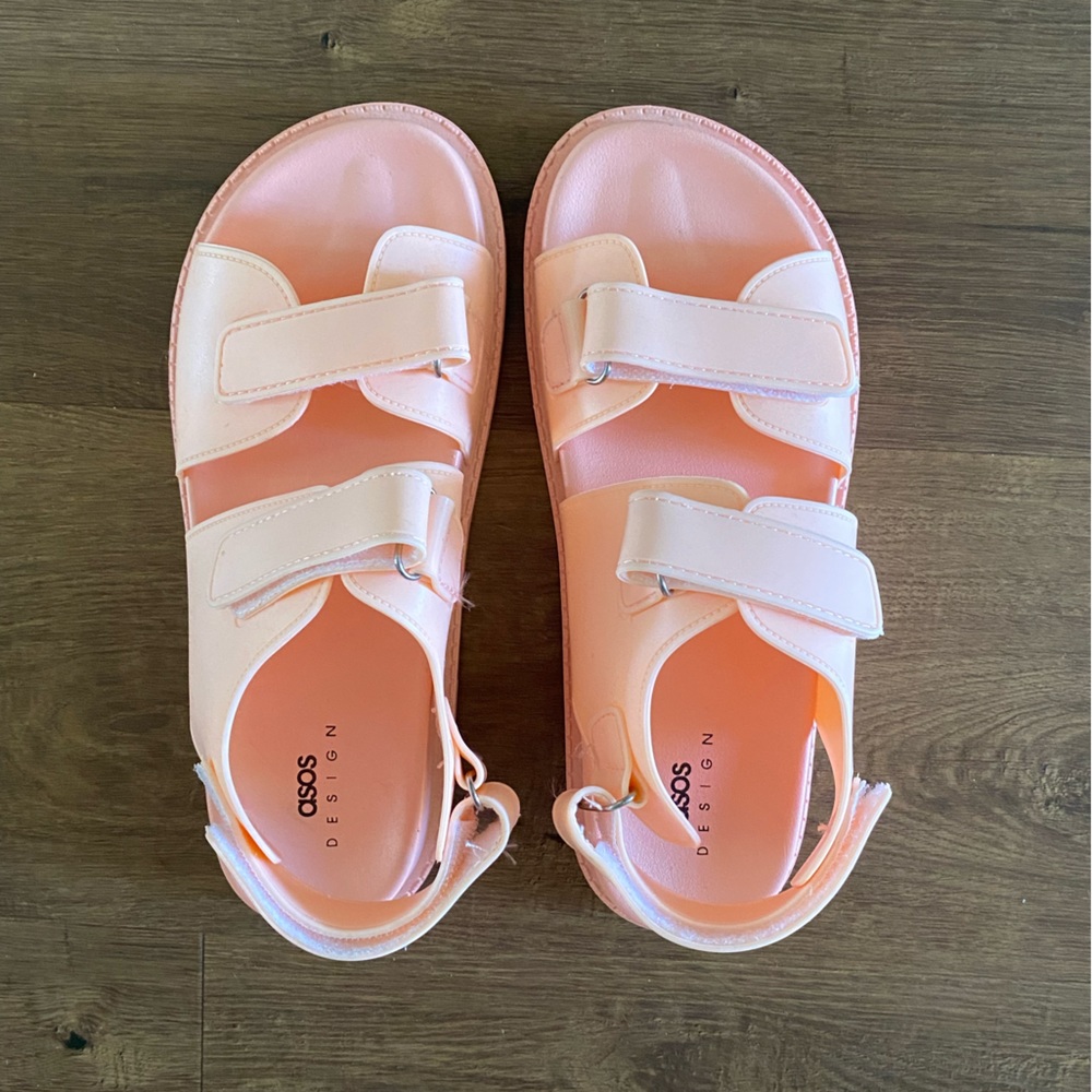ASOS Women’s 8 Strappy Pink Sandals